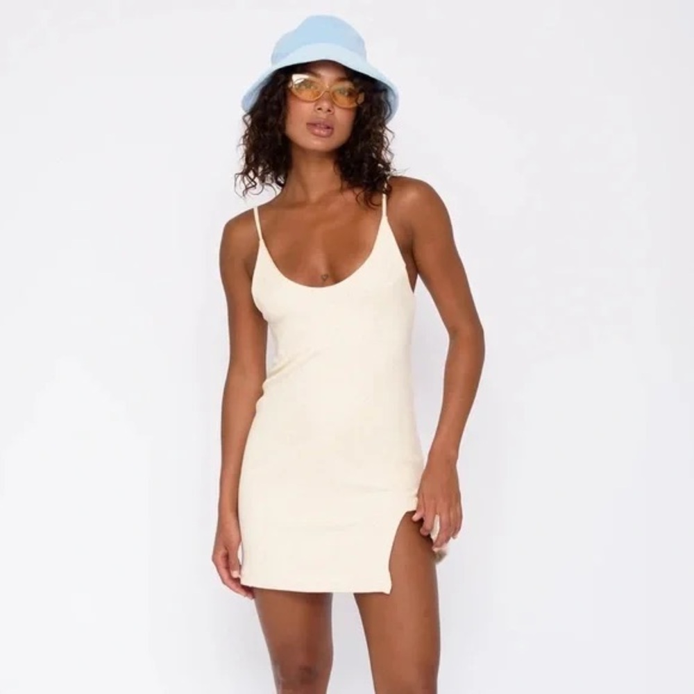 Skatie Cream Mini Dress
